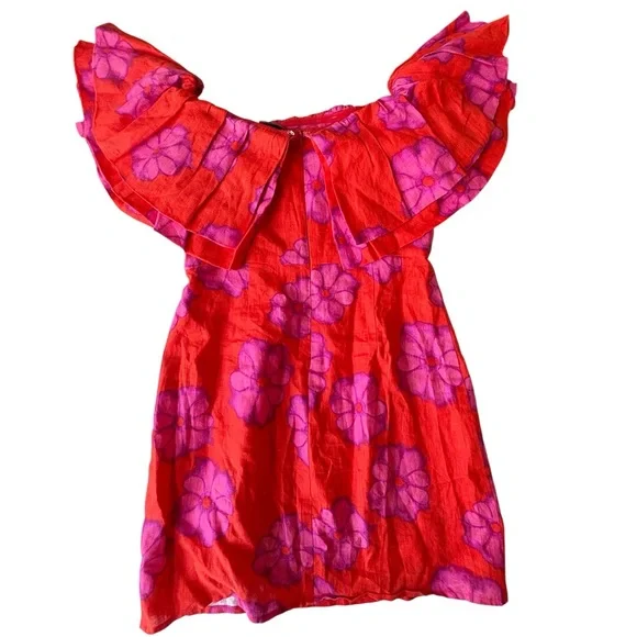Rhode Vivi Dress in Scarlet Bombay Bloom NWT Size 2